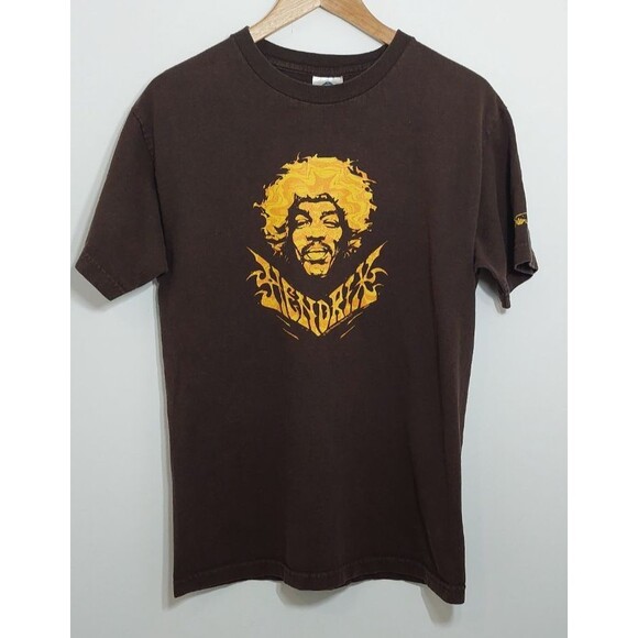 Jimi Hendrix Big Face Music Promo Men's Size Medium T Shirt Top Tee Vintage 2005 - Picture 2 of 8